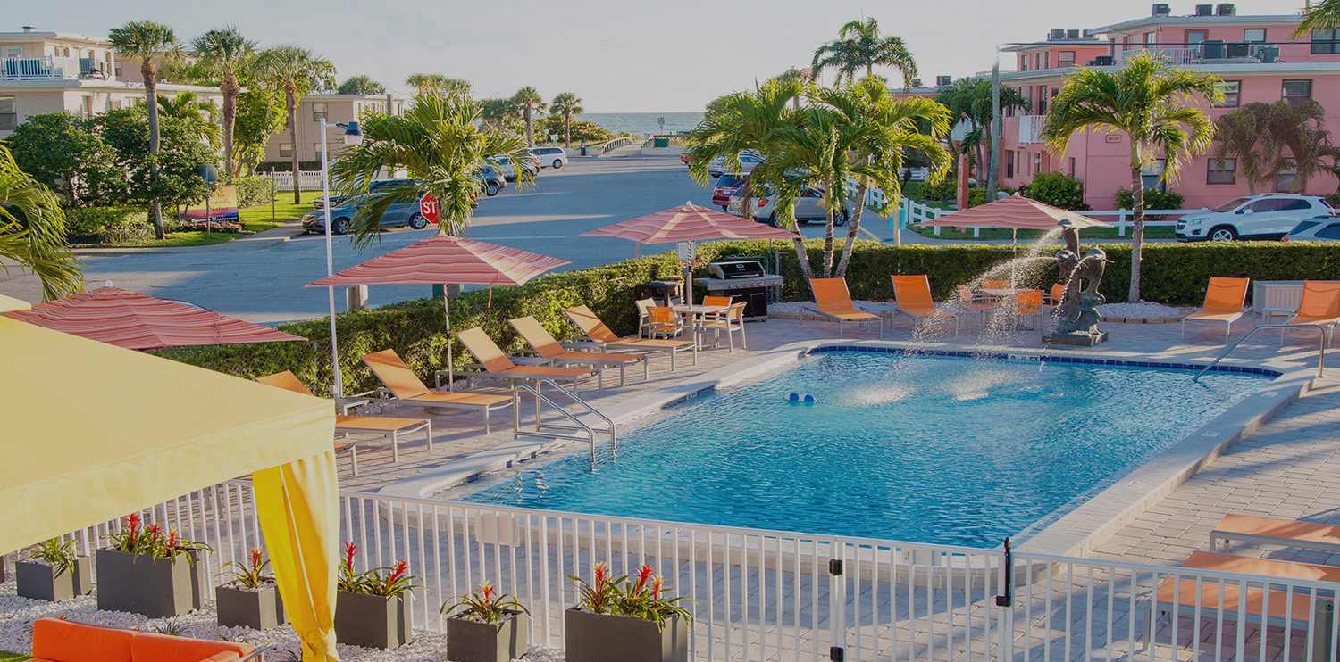 WELCOME TO ST. PETE BEACH SUITES – STYLISH SUITES WITHIN WALKING DISTANCE TO THE OCEAN
