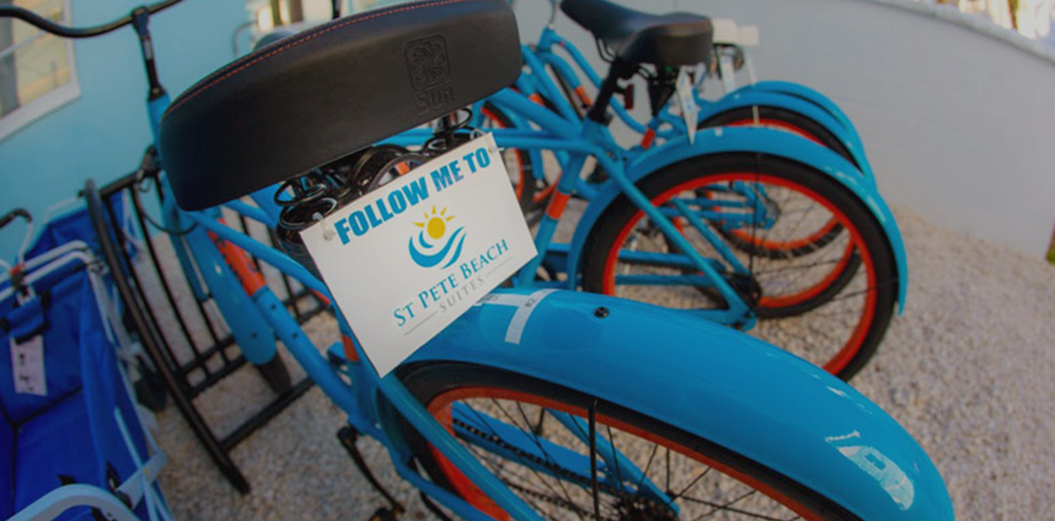 OUR GUESTS ENJOY COMPLIMENTARY BICYCLES, BEACH CHAIRS, UMBRELLAS, AND BEACH TOWELS